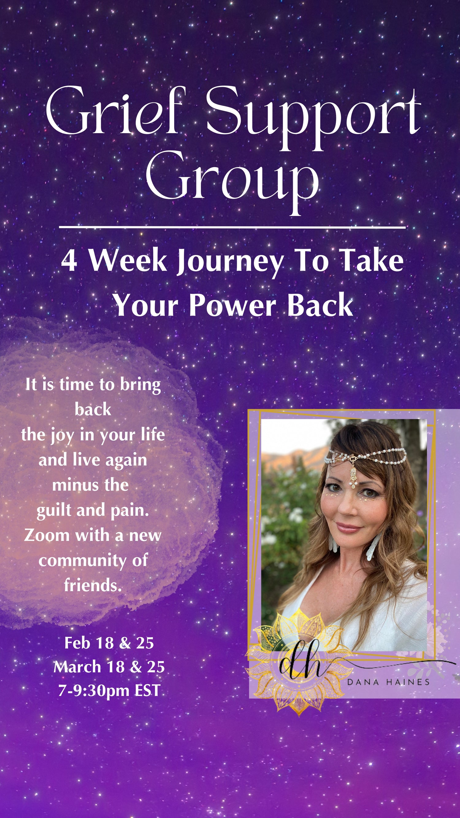 Grief group info flyer